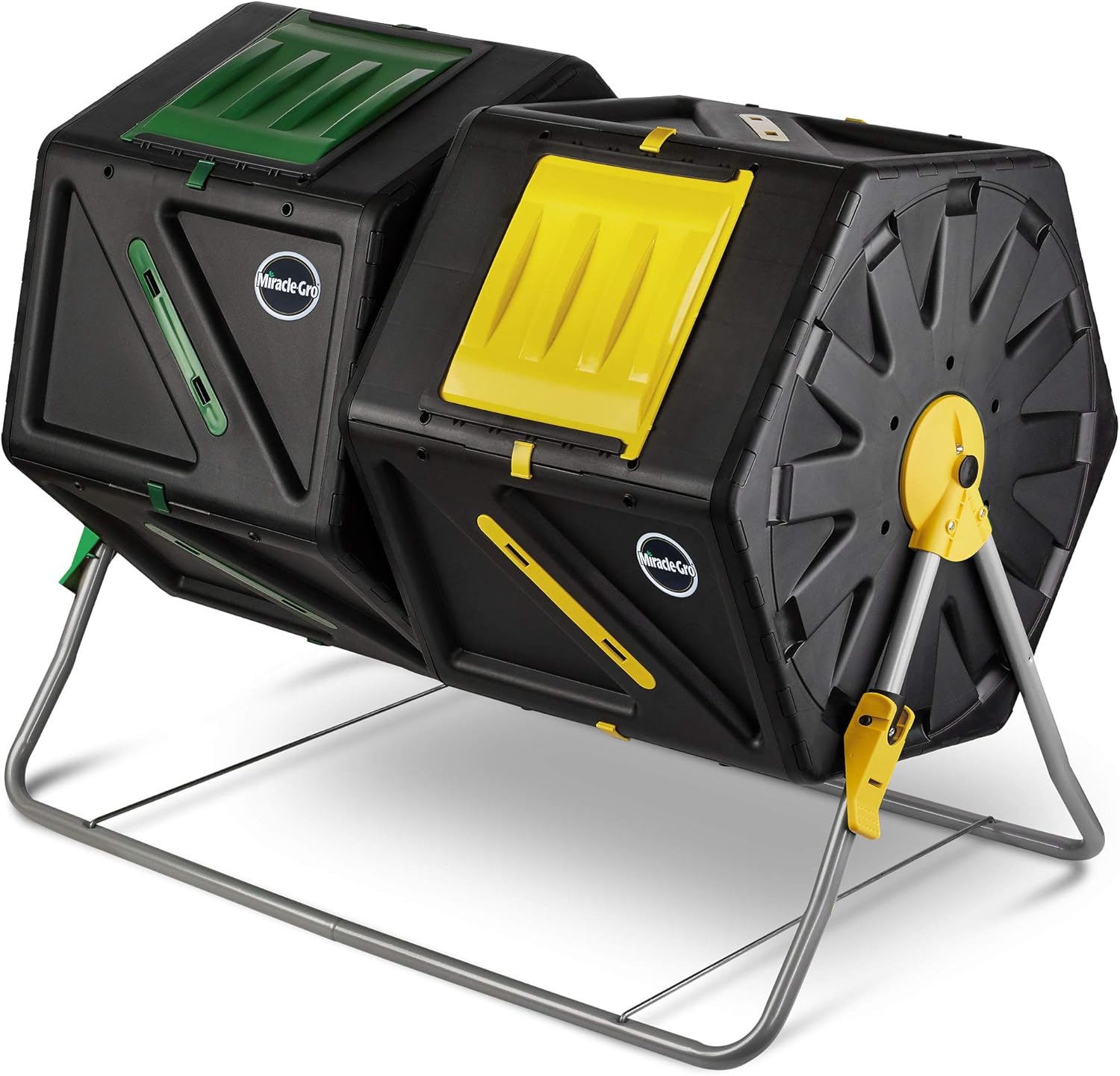 Miracle-Gro Dual Chamber Compost Tumbler