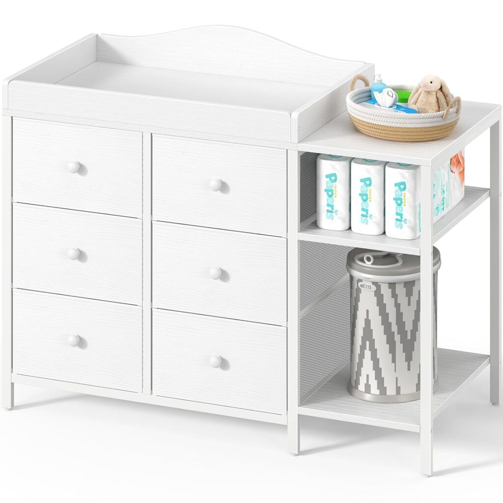 BOLUO Baby Dresser with Changing Top