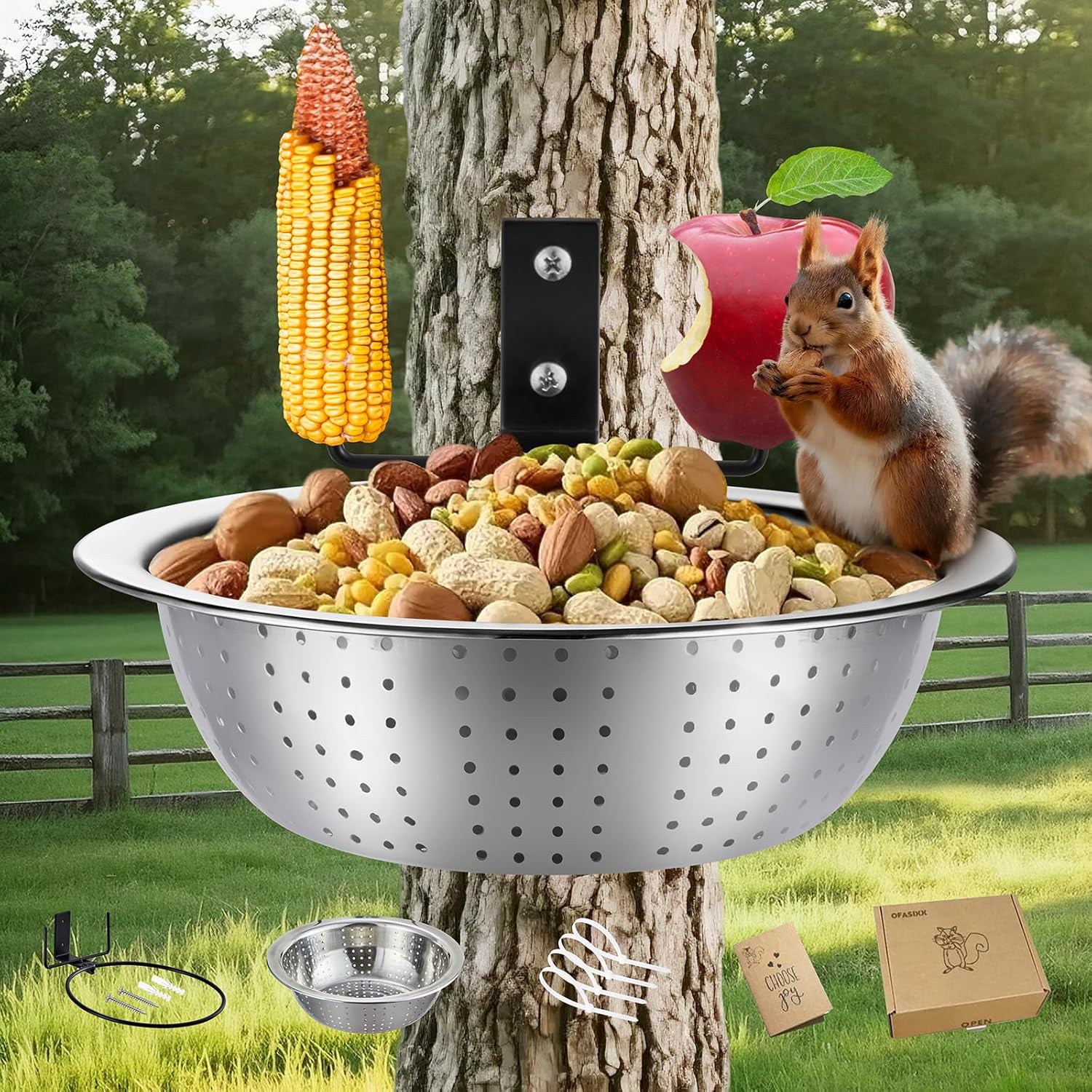 Ofasixx Squirrel Feeder
