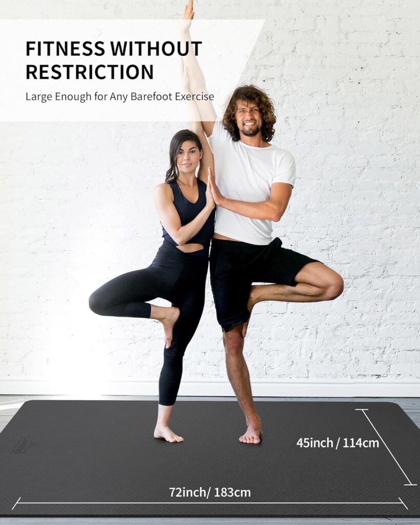 CAMBIVO Large Workout Mat