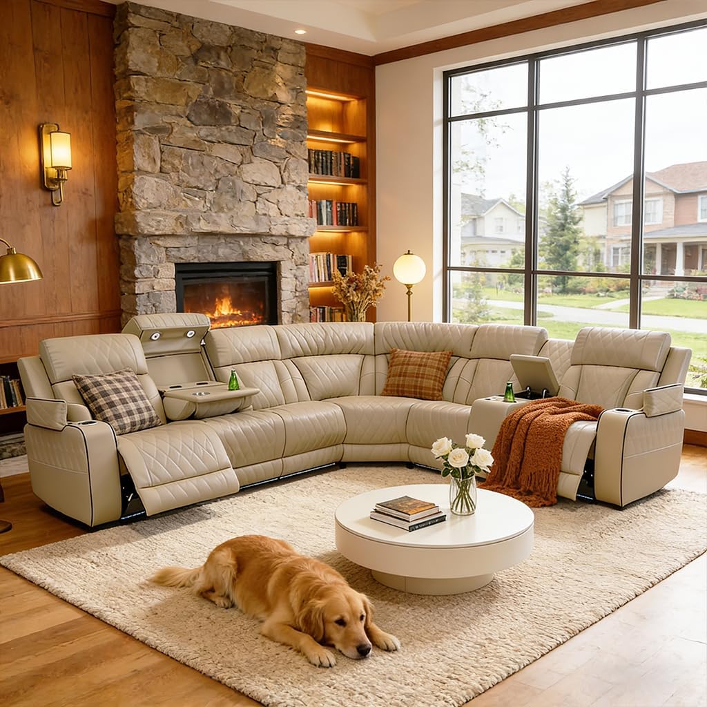 Pon Living Power Reclining Sectional